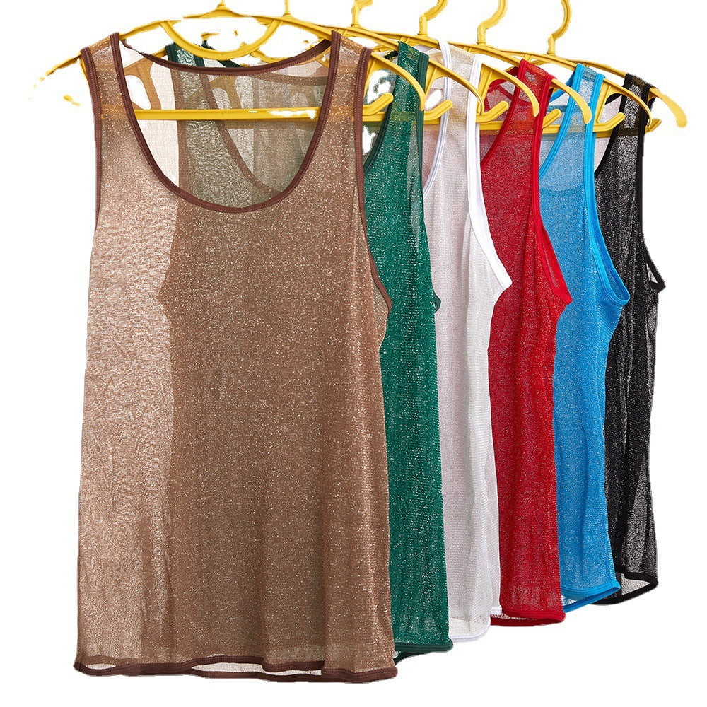Men's Sporty Mesh Tank Top Ivyshape