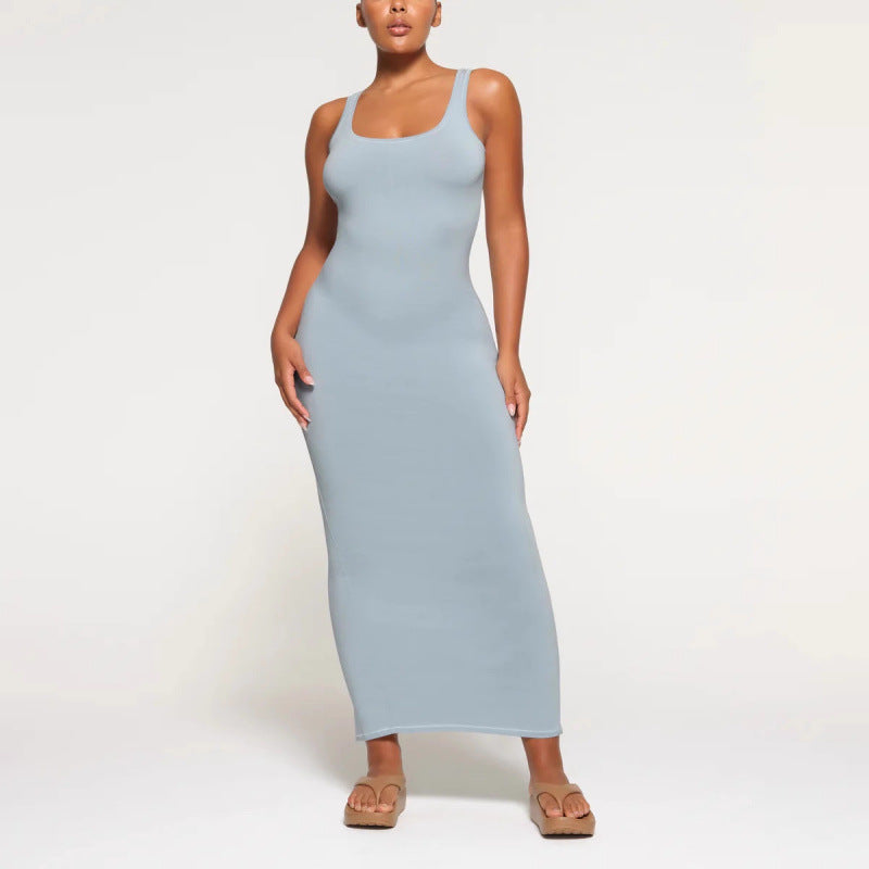 Women Elegant Sleeveless Maxi Dress Ivyshape