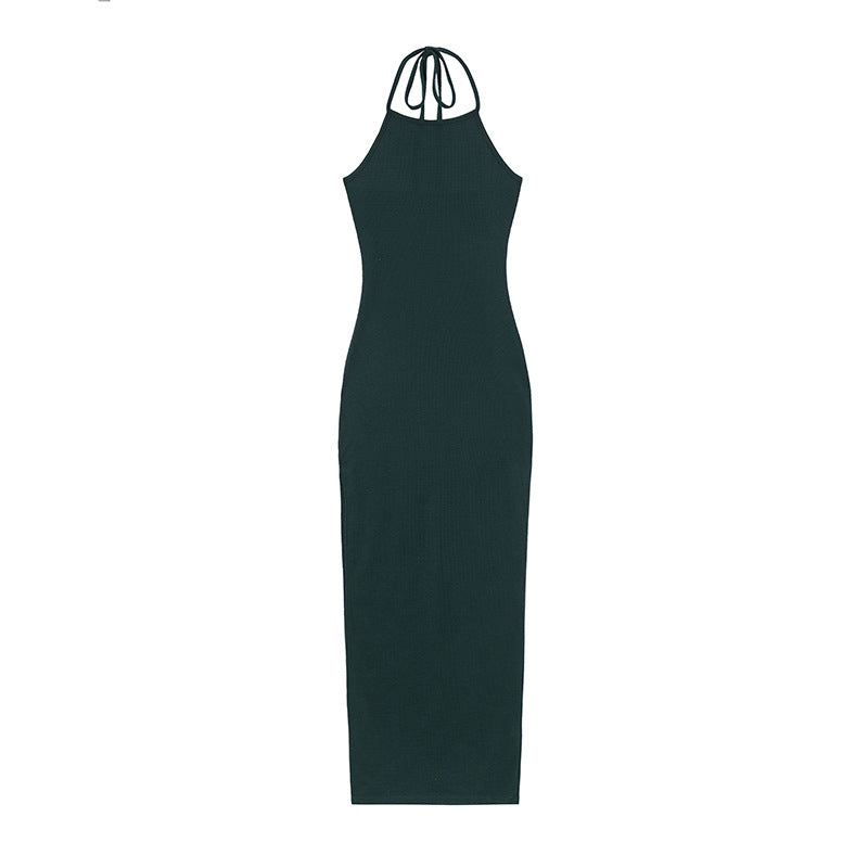 IvyShape | Side Split Bodycon Midi Strap Dress