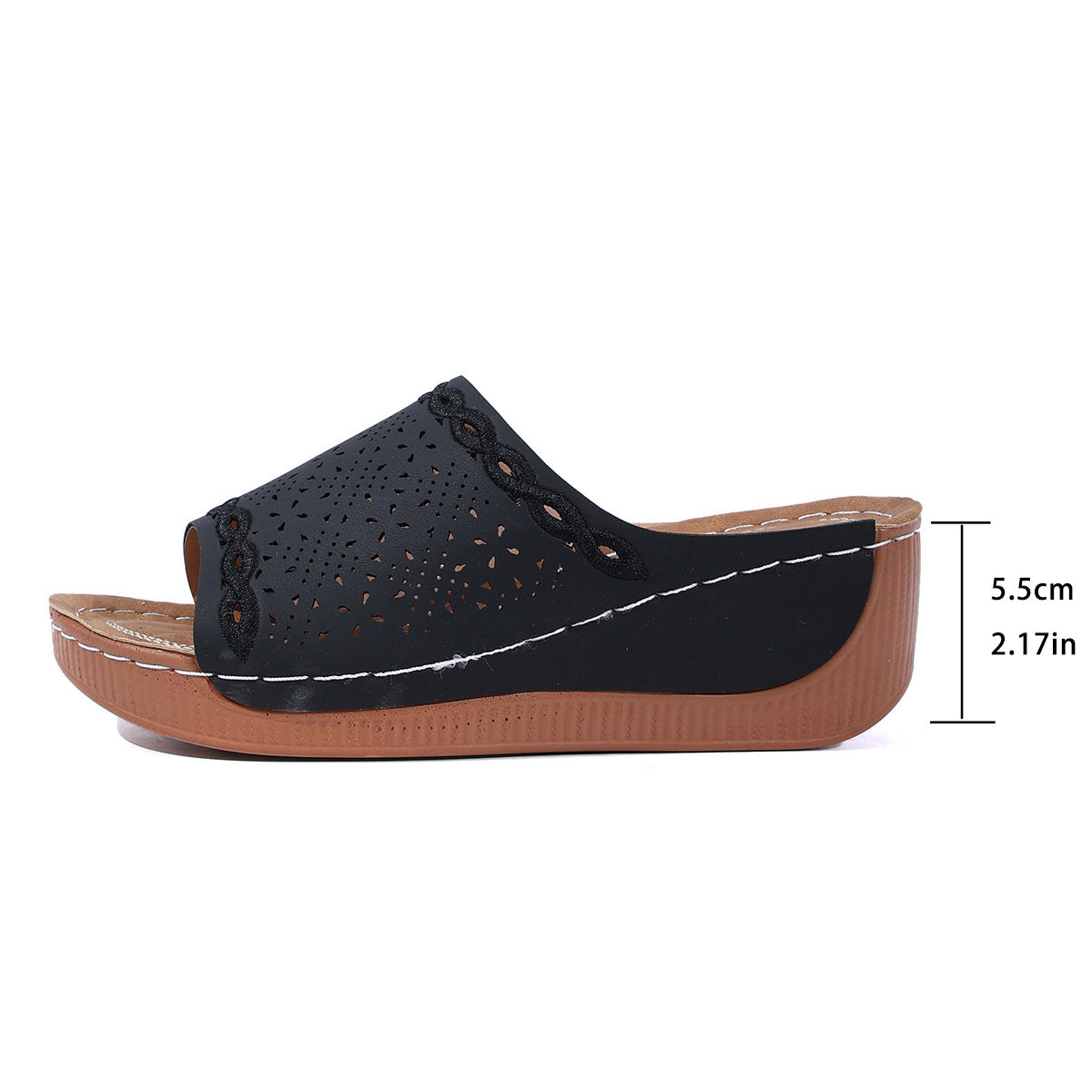 Women Comfortable Clogs with breathable upper material and elegant cutouts Ivyshape