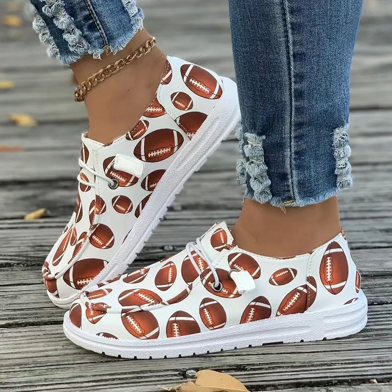 Women's sneaker with football motif Ivyshape