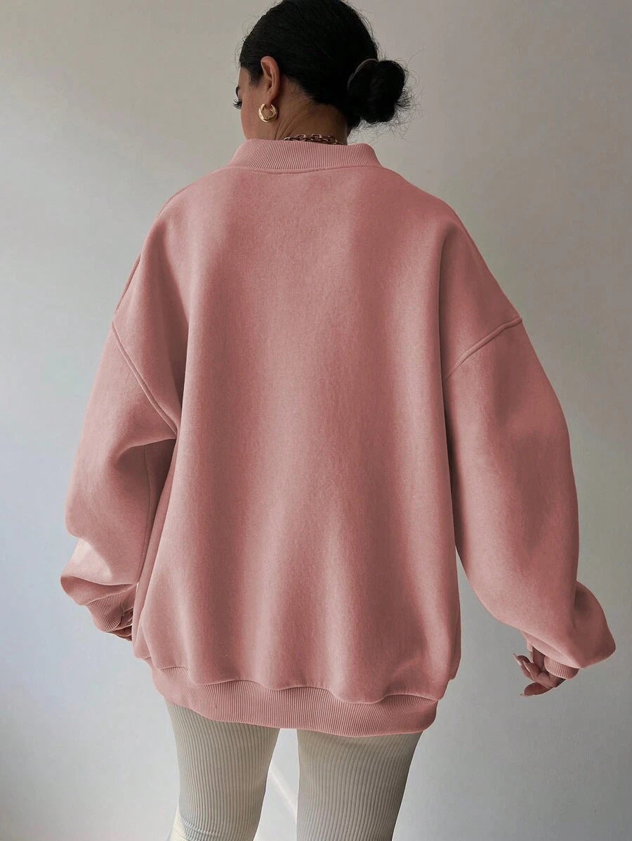 Ivyshape | Casual Long-Sleeve Sweatshirt