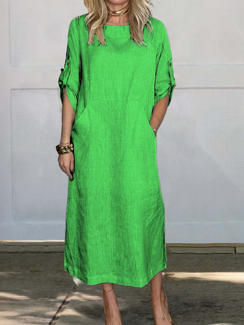 Women casual long sleeve dress Ivyshape