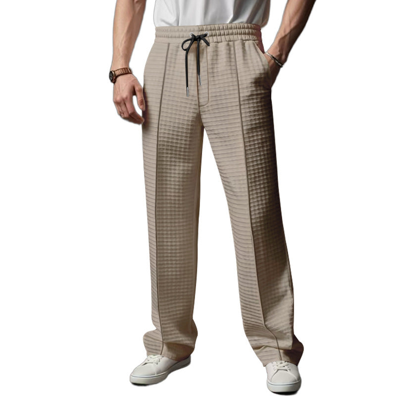 Men's Casual Sports Pants with Comfortable Drawstring and Breathable Fabric Ivyshape
