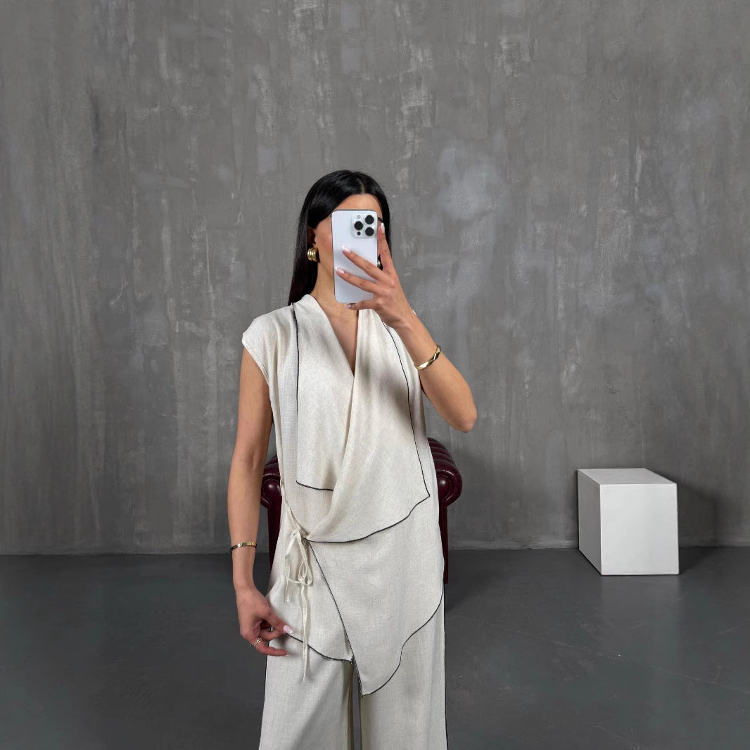 Women Elegant Wrap Top Ivyshape