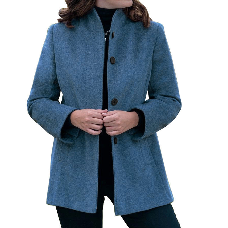 Women's wool coat with narrow cut Ivyshape