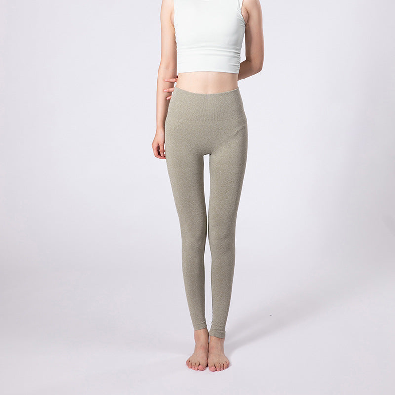 Women's High-Quality Sports Leggings with High Waist and Elastic Material Ivyshape