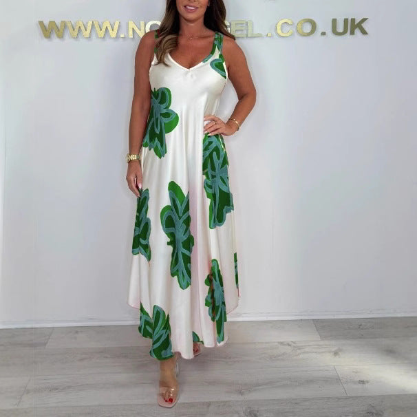 Women Elegant Floral Maxi Dress Ivyshape