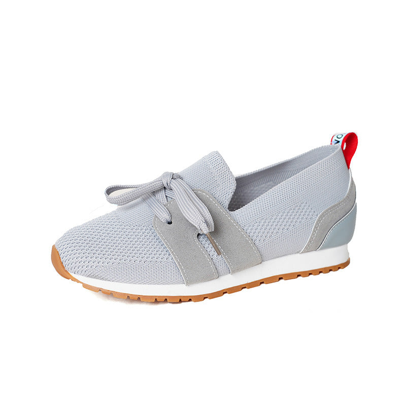 Ladies sporty mesh sneakers with breathable upper material Ivyshape