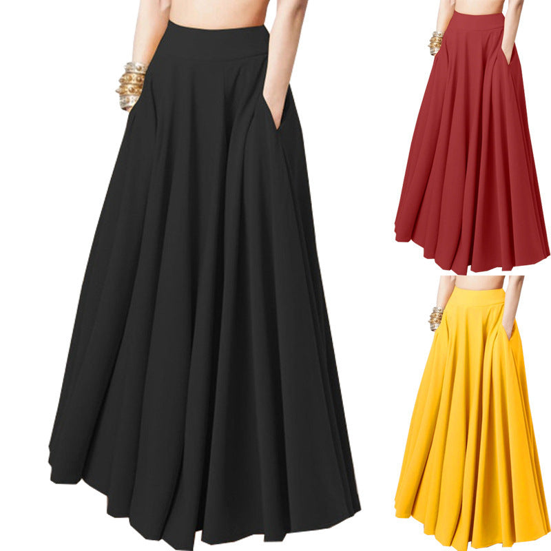 Women Airy Maxi Skirt with High Waist Ivyshape
