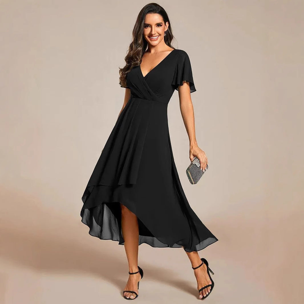 Ladies stylish wrap dress Ivyshape