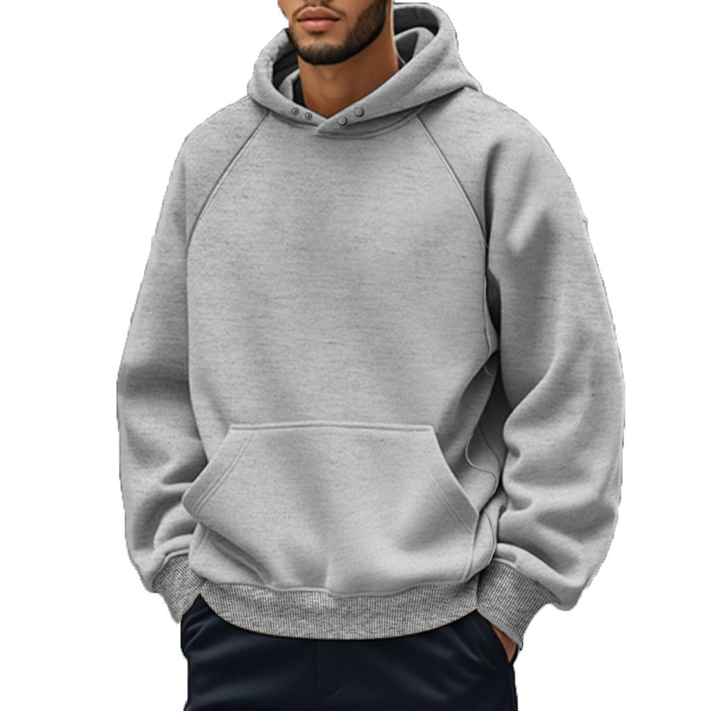 Men's hoodie with a comfortable fit and practical pockets Ivyshape