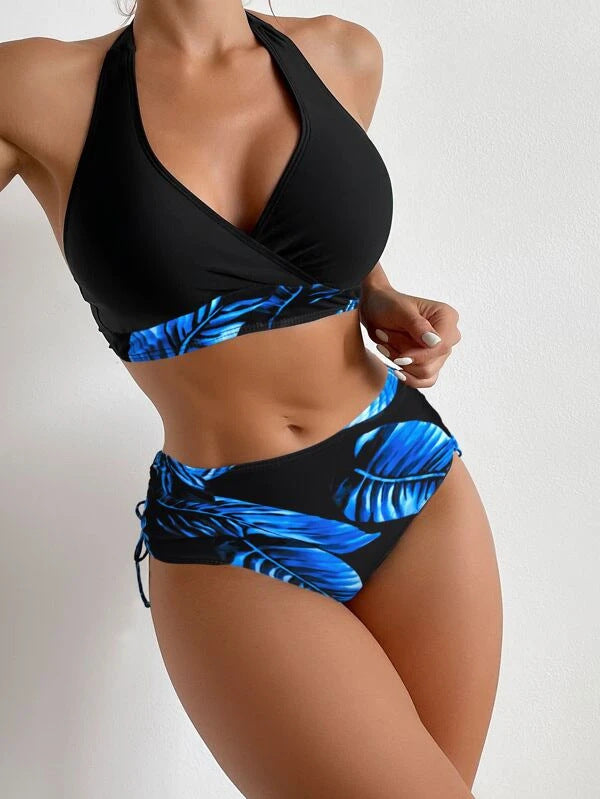 Women High-Cut Bikini Set with Sophisticated Lacing Details Ivyshape