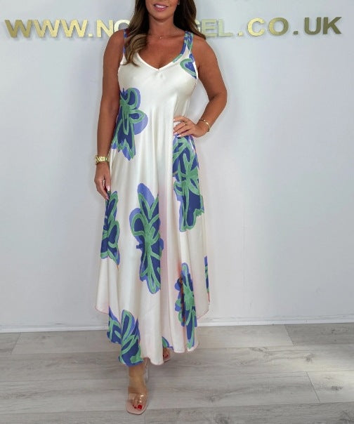 Women Elegant Floral Maxi Dress Ivyshape