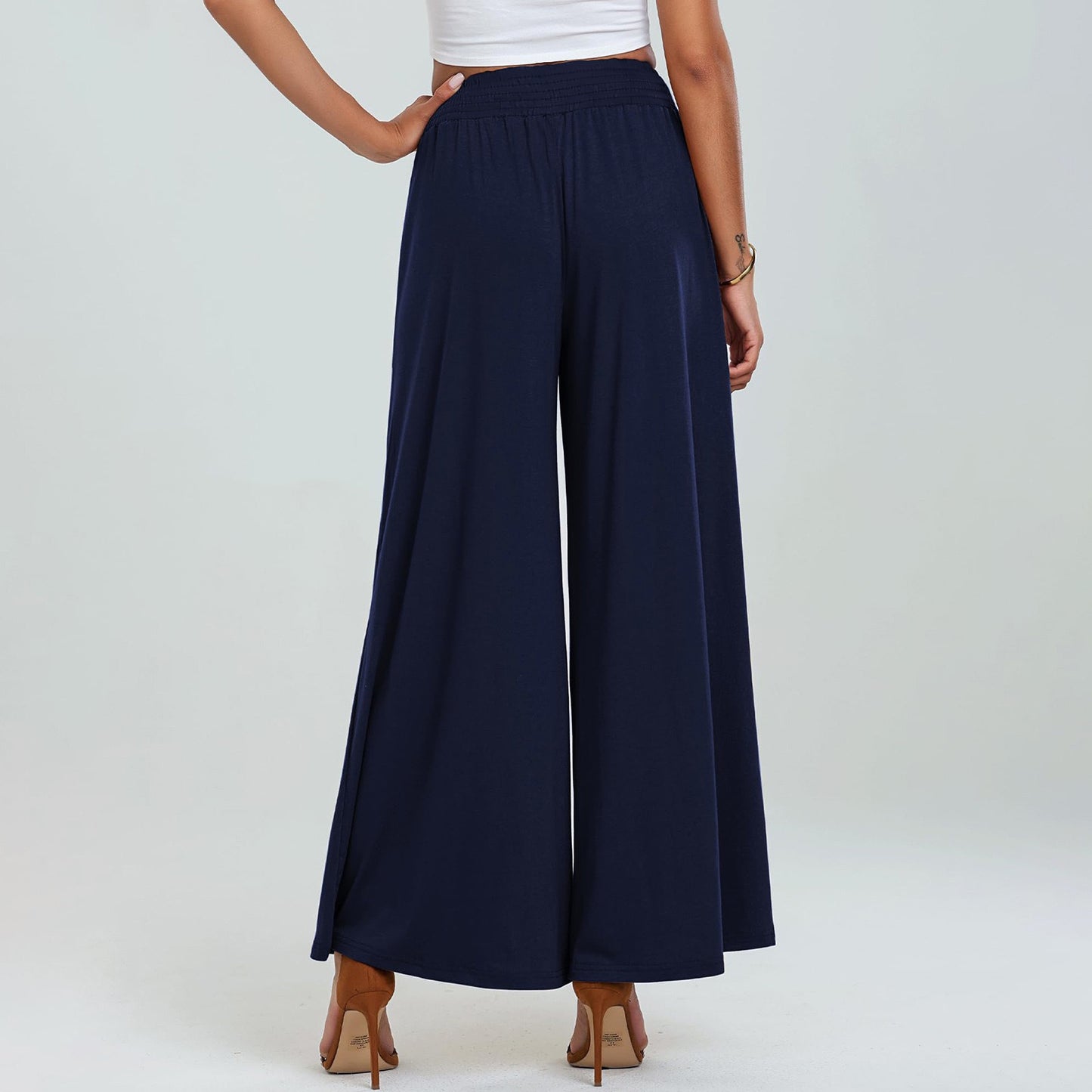 Women Wide-Leg Lounge Pants Ivyshape