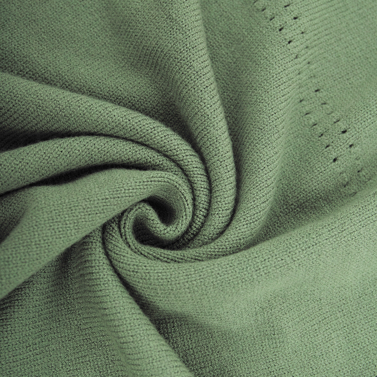 Ladies' fashionable knitted ensemble with a loose fit and deep V-neck Ivyshape