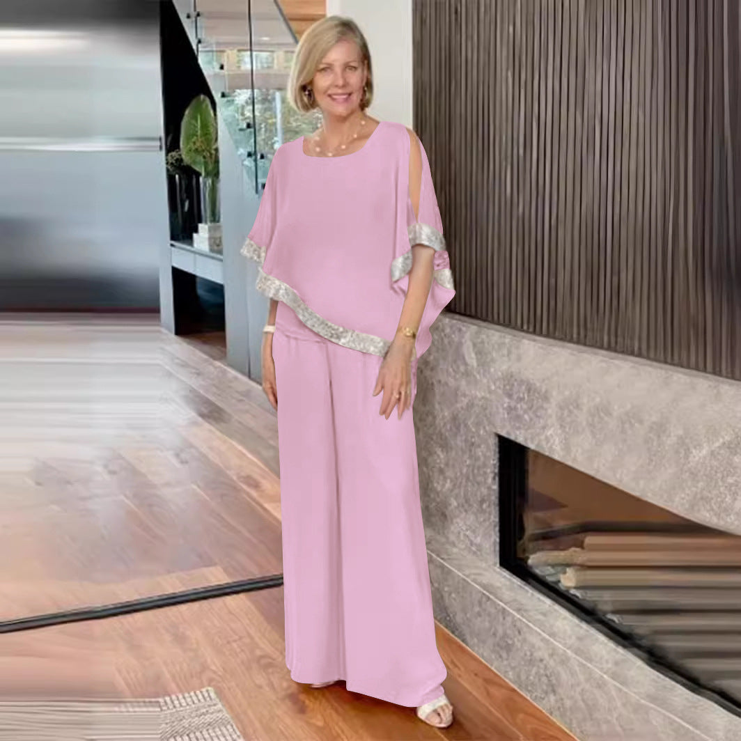 Women Elegant Tailored Two-Piece Ensemble Ivyshape