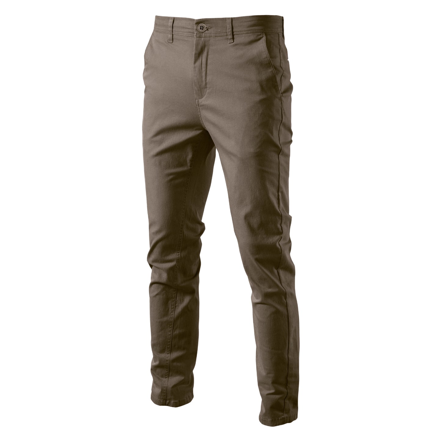 Men's chino pants with a slim fit and elastic waistband Ivyshape