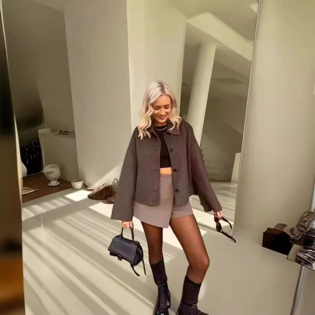 Women Fashionable Oversized Jacket Ivyshape