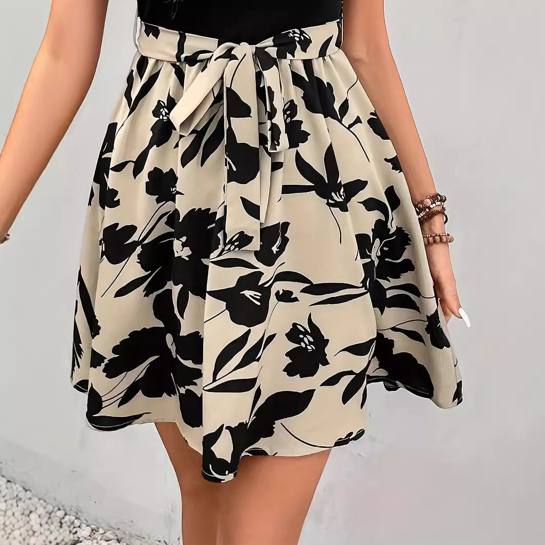 IvyShape | Stylish Tie Waist Skirt for Women