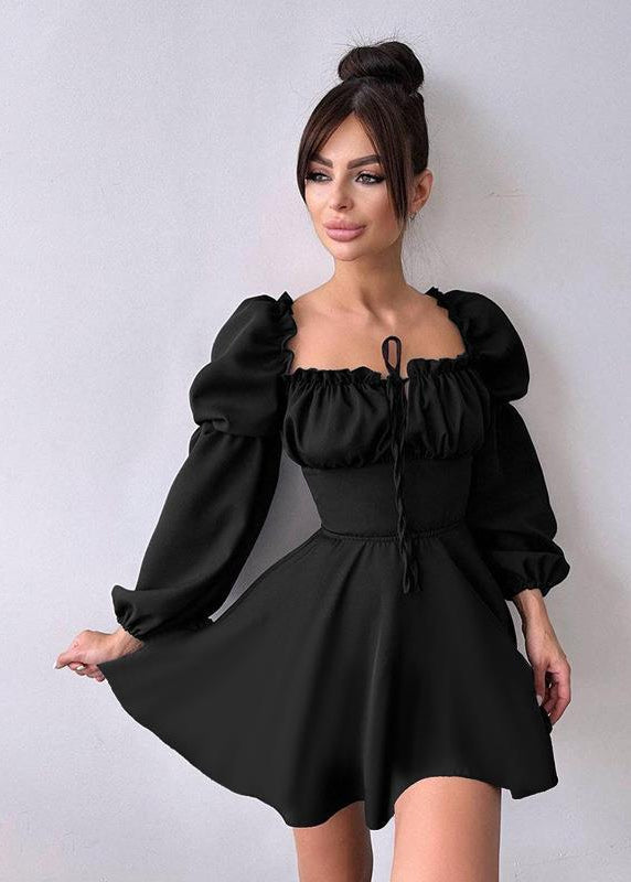 Ivyshape | Sleeve Corset Mini Dress