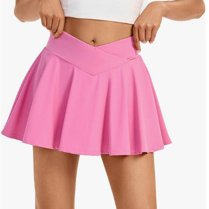 Ladies sports skirt with built-in shorts and practical pockets Ivyshape