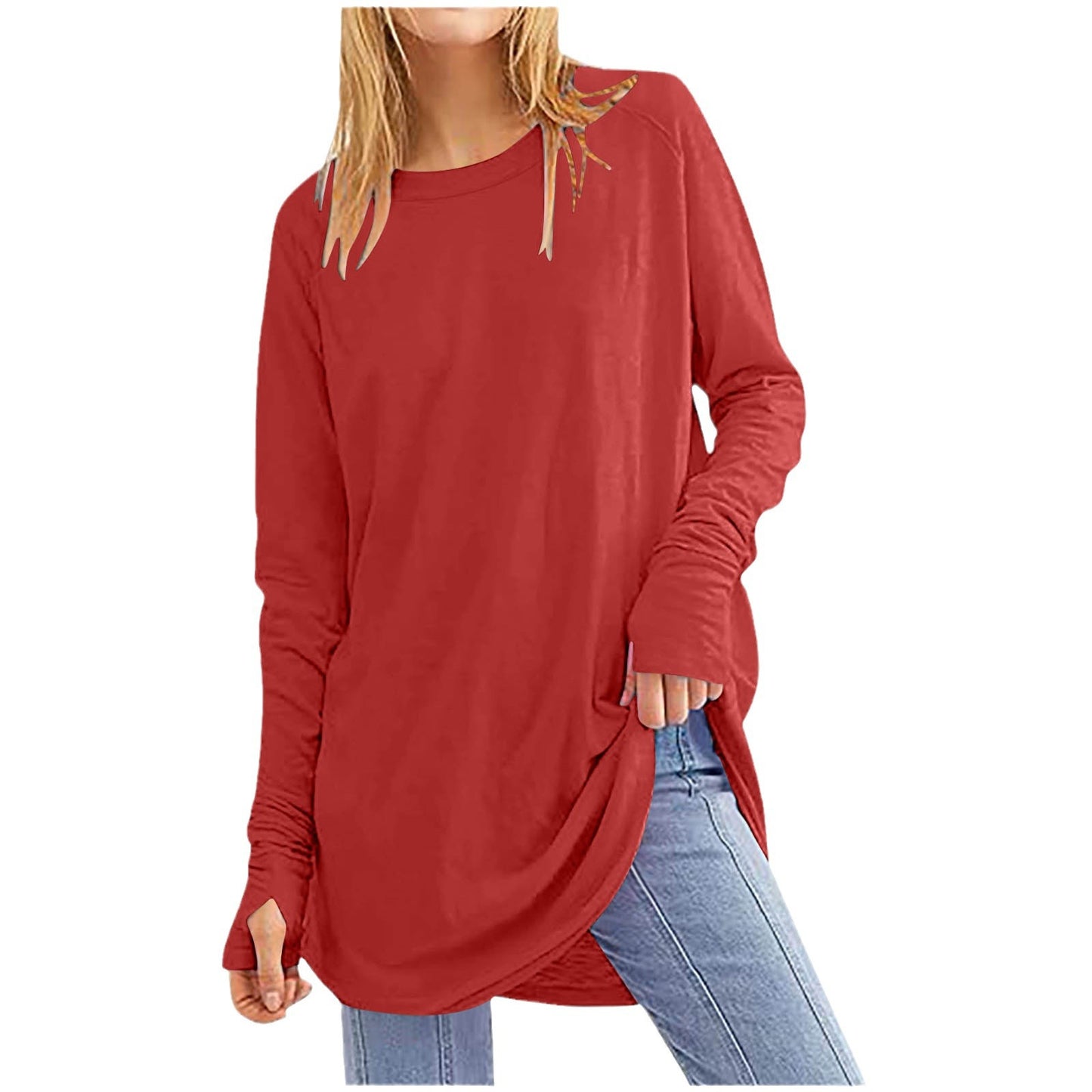 IvyShape | Lightweight Round Neck Sweater for Women