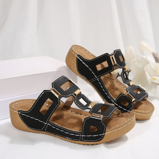 Women Fashion Slide Sandals Ivyshape