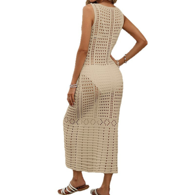 Women figure-hugging crochet dress in modern Boho style Ivyshape