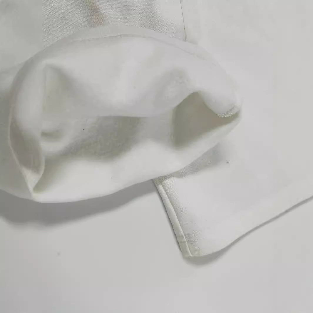 Women's Baggy Pants with striking graphic print and elastic waistband Ivyshape