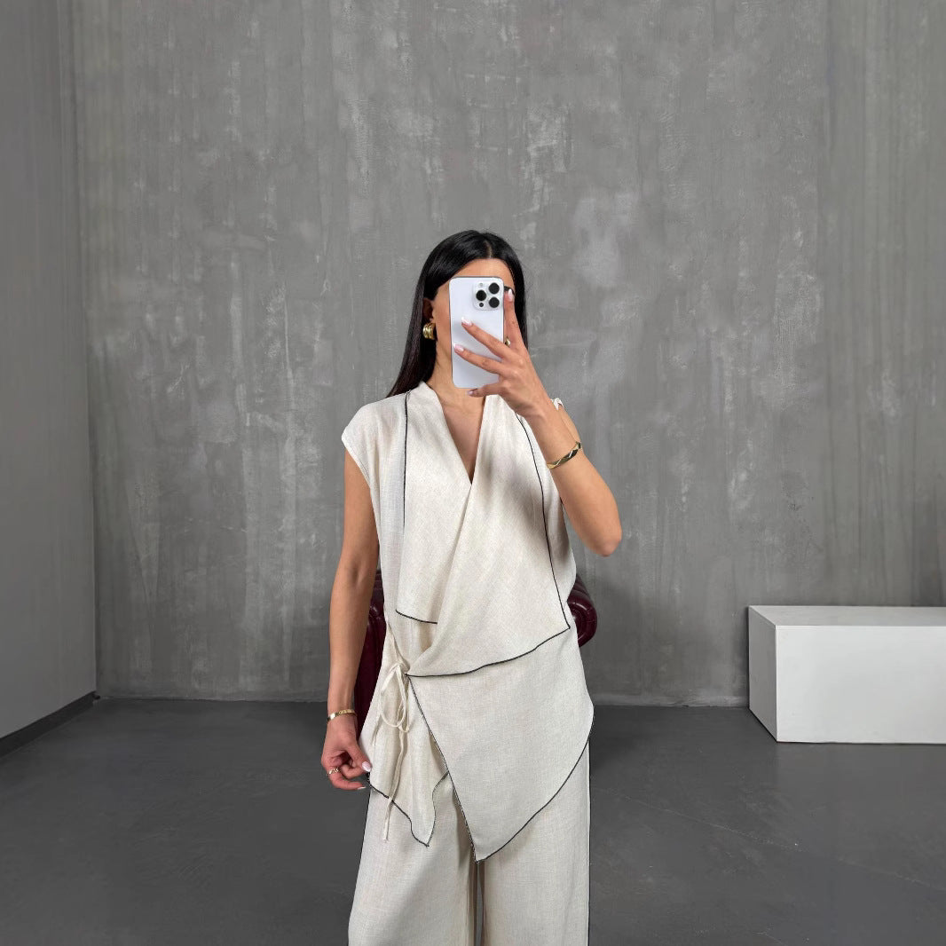 Women Elegant Wrap Top Ivyshape