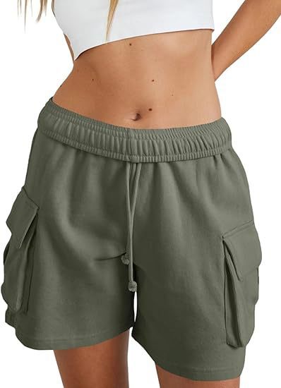 Ladies Casual Cargo Shorts Ivyshape