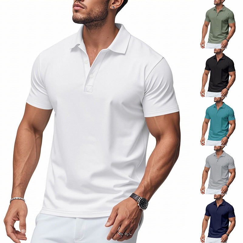 Men's polo shirt with modern quick-drying fabric and elegant fit Ivyshape