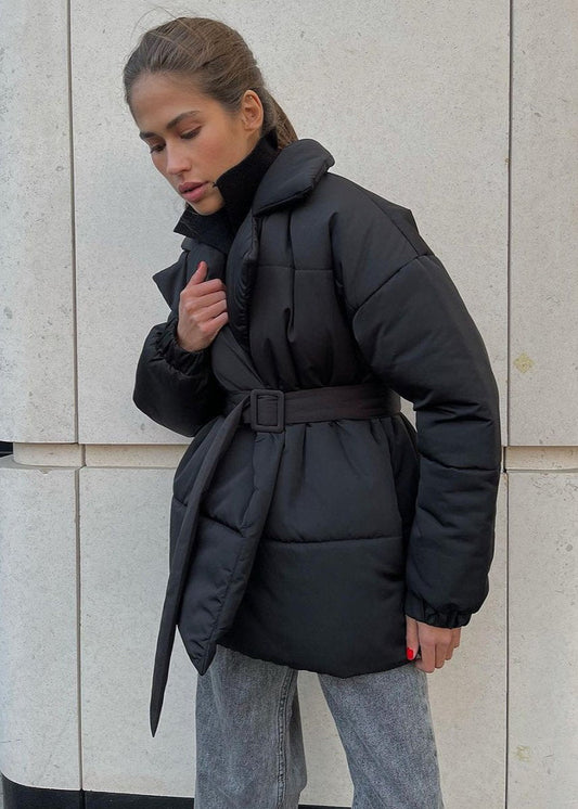 Ivyshape | Puffer Jacket Sleek Winter Warmth