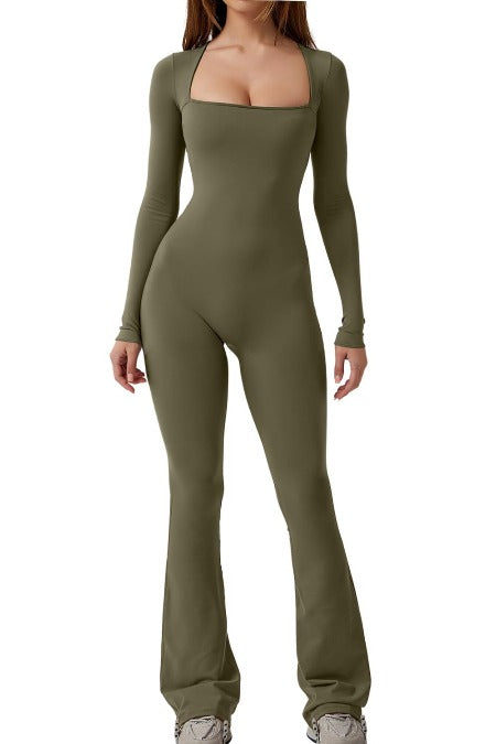 Ivyshape | Solid Bodyfit Jumpsuit