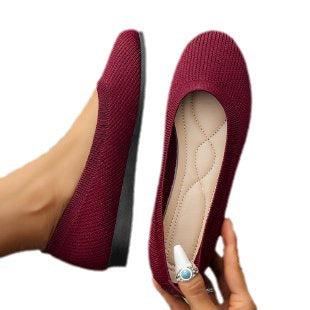 Ladies elegant and comfortable ballerinas with breathable upper material Ivyshape