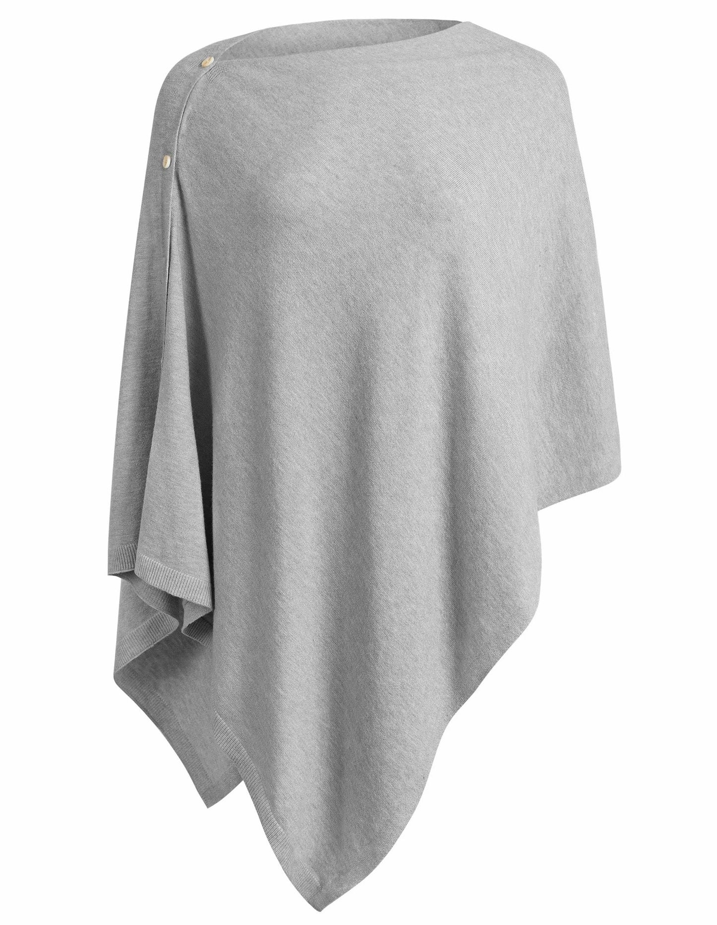 Women's versatile poncho made from high-quality material blend Ivyshape