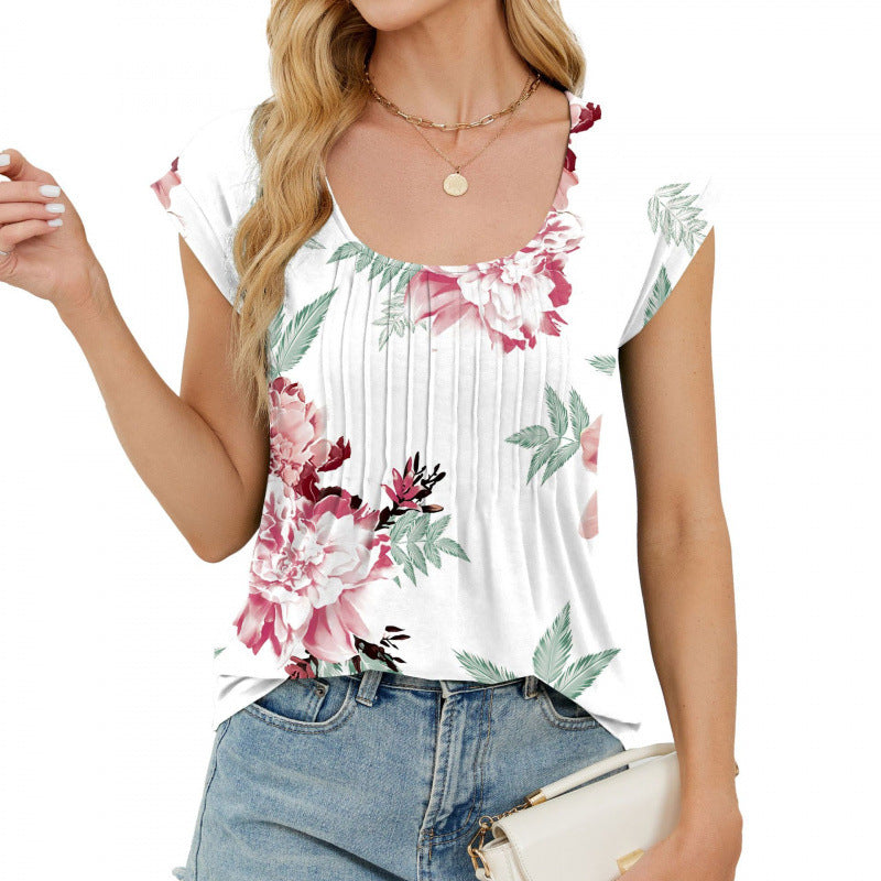 Women Bohemian Inspired Print Top Ivyshape