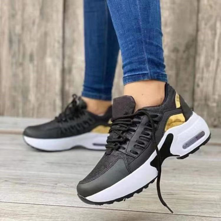 Women's Sporty Air Max Sneakers with Breathable Surface Structure Ivyshape