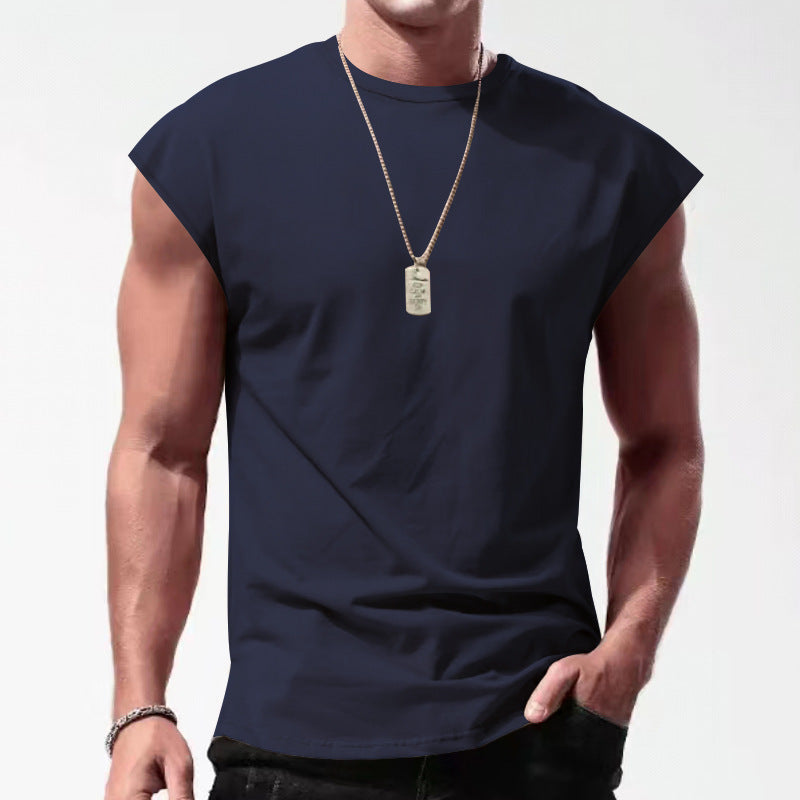 Men's Sleeveless Sports Shirt made of breathable material with stylish design Ivyshape