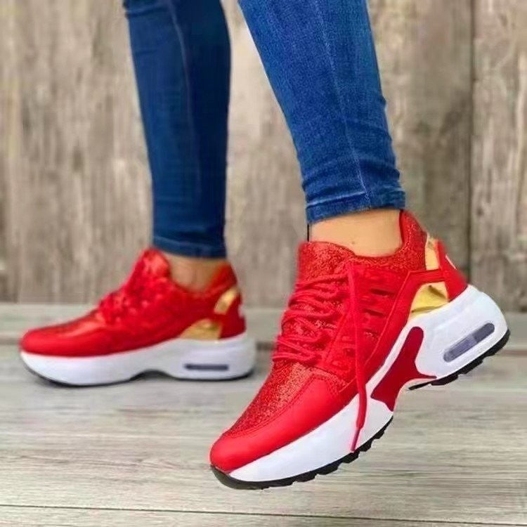 Women Light Air Cushion Sneakers Ivyshape