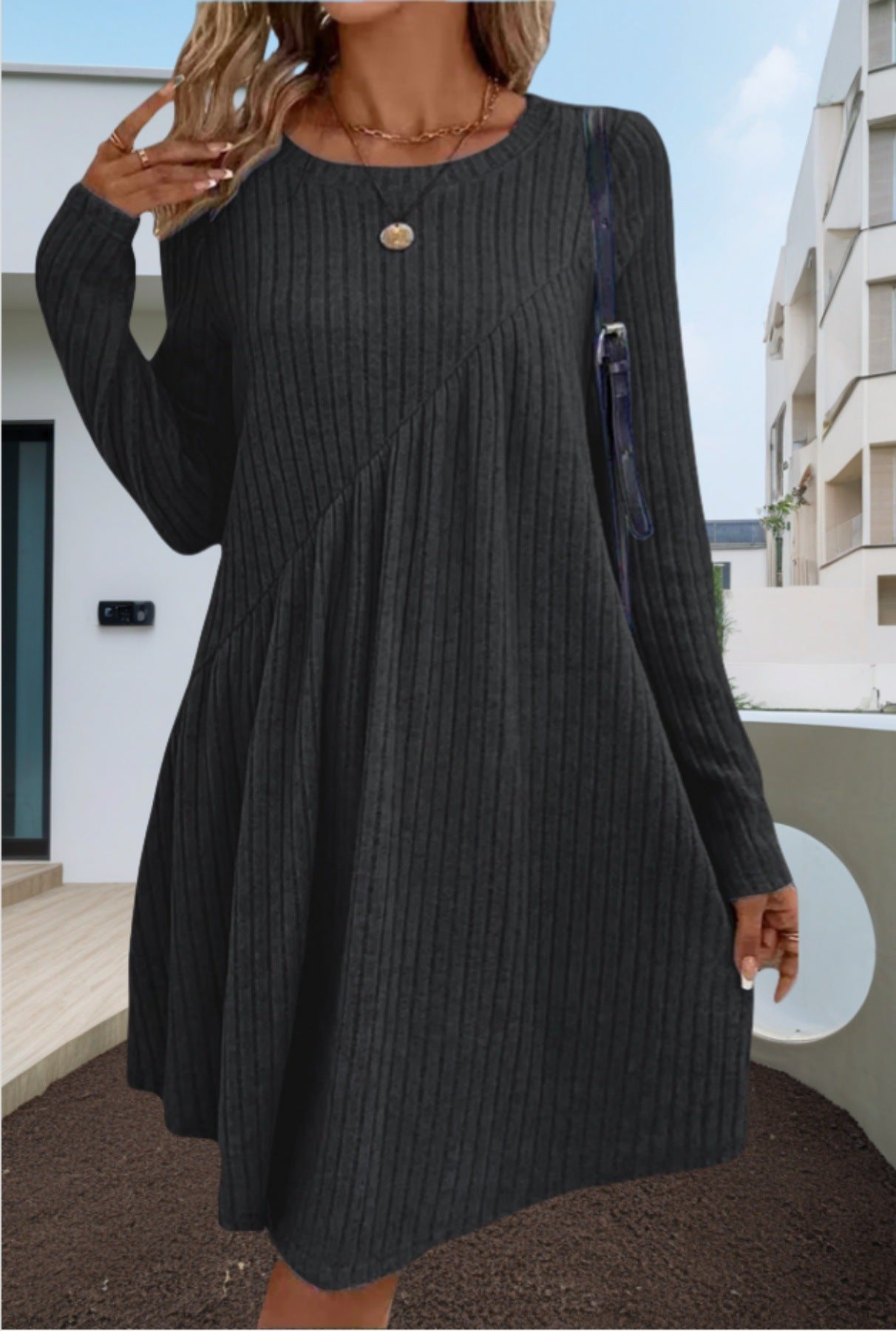 Women's Casual Long Shirt Dress Ivyshape