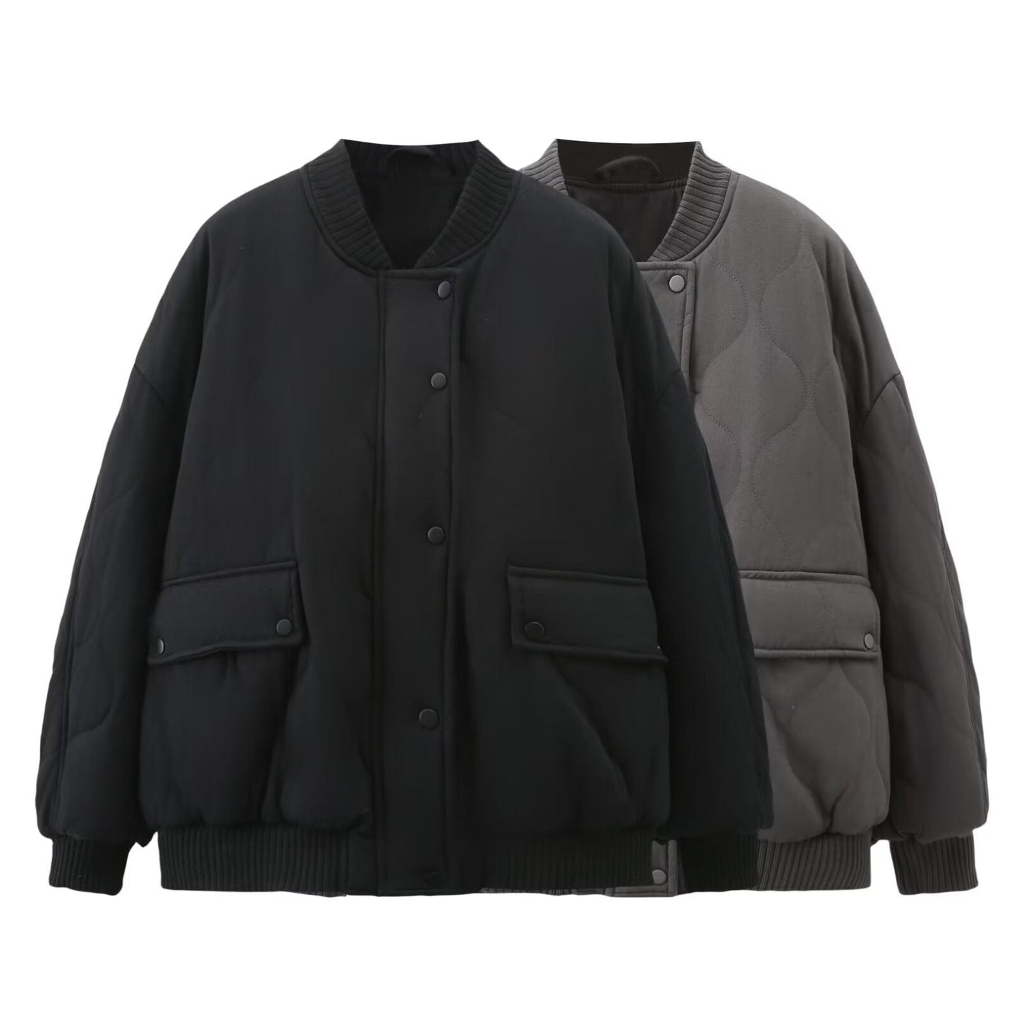 IvyShape | Loose pilot jacket