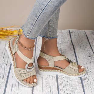 Ladies Stylish Espadrille Wedges Ivyshape