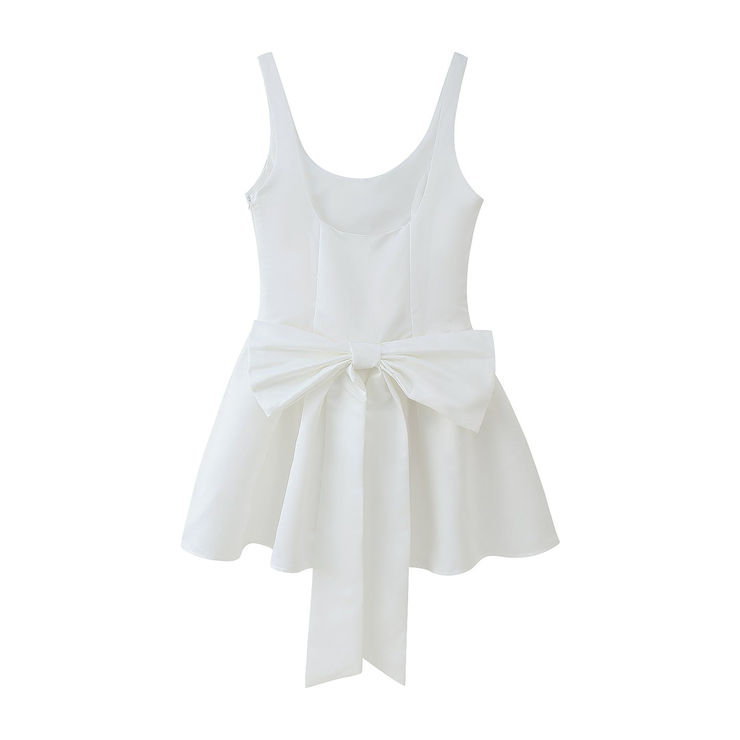 Women's summer dress with cute ruffle design and adjustable waist belt Ivyshape