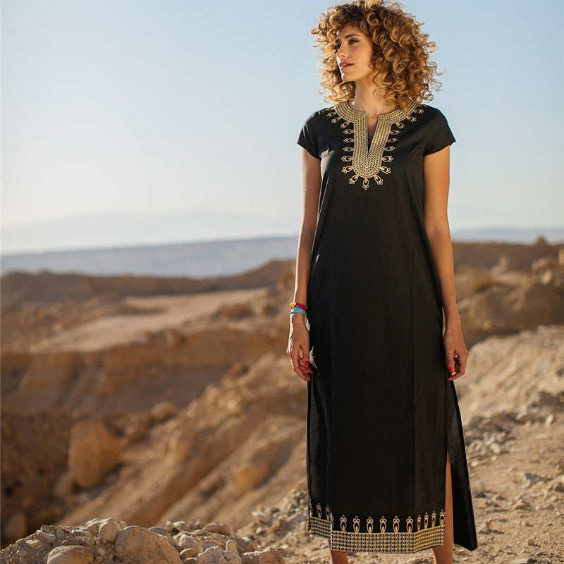 Women Elegant Tunic with Artistic Embroidery Details Ivyshape