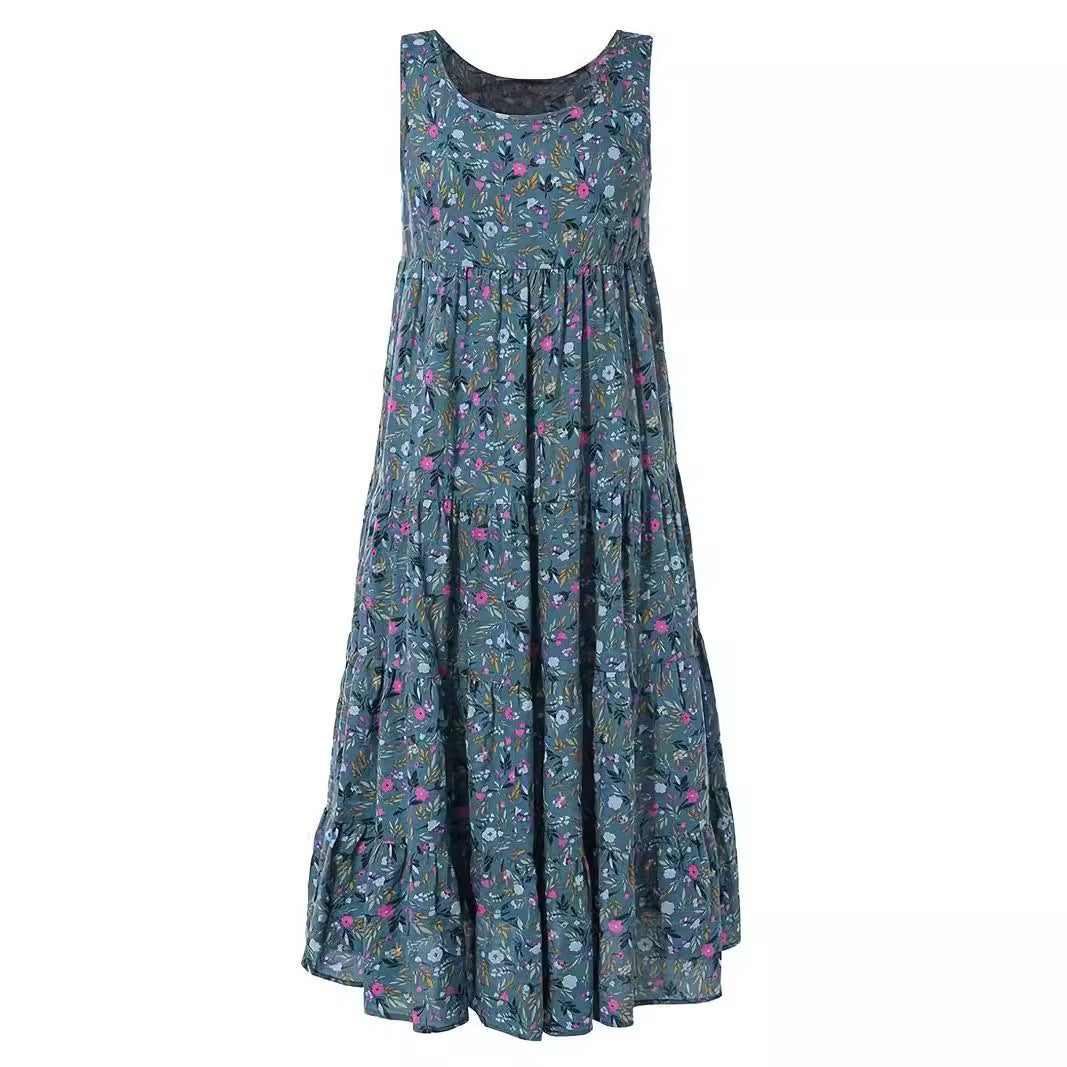 IvyShape | Romantic Spaghetti Strap Floral Dress