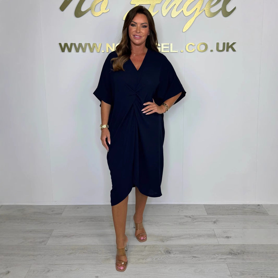 Women's Kaftan Dress with Modern Wrap Design Ivyshape