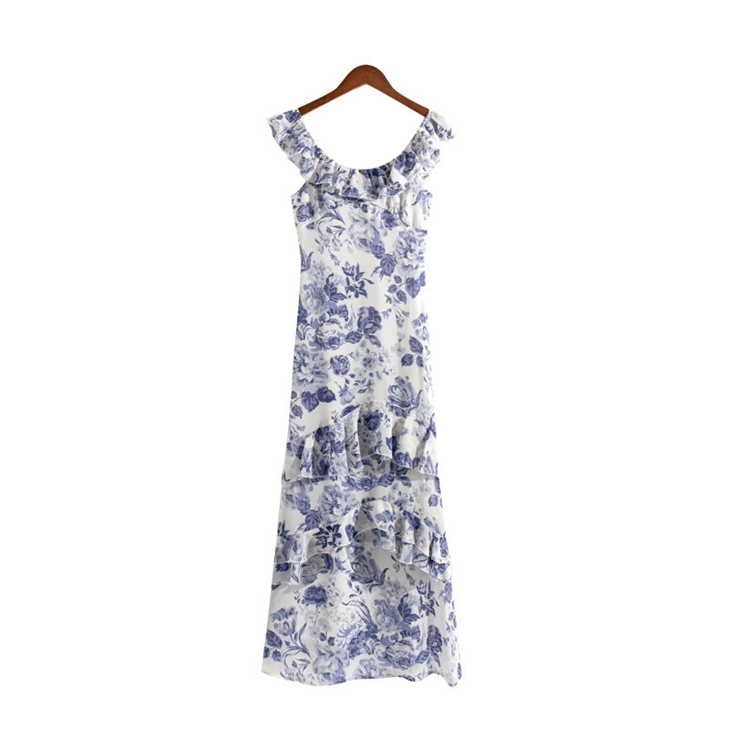 Ivyshape | Strap Dress with French Style Retro Design for A Vintage Look