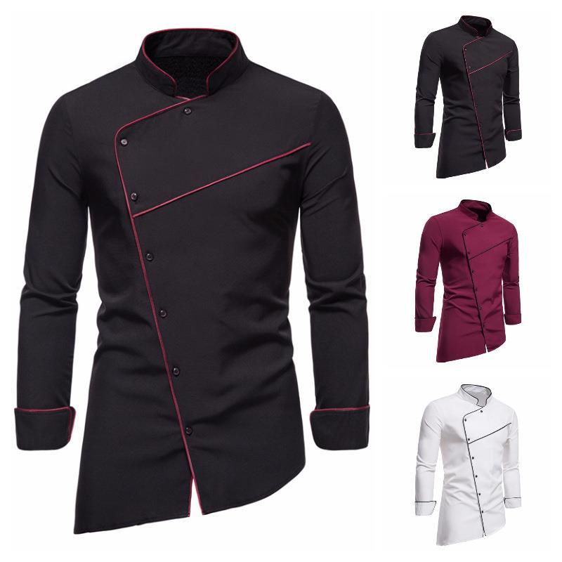 Men's chef jacket with elegant contrasts and high-quality workmanship Ivyshape